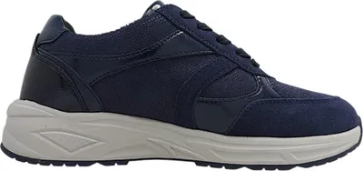 Imagen del producto de Zapatos de mujer Waldläufer H-Jill, tipo botín con cordones, color azul, para uso casual