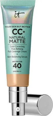 Obrázek produktu pro CC+ NATURAL MATTE krémový podklad SPF40 #Středně opálený 32 ml