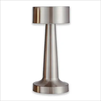 Produktbild von Luxus - Tischlampe Touch - Sara - Silber - H21 x Ø9