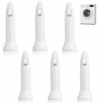 6er-Set Schwingungsdämpfer für Waschmaschine mit Clips