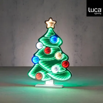 Ghirlanda natalizia da 2,7 m con 50 LED, con controllo a batteria, con luci a LED, con luci a LED, per interni ed esterni