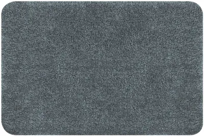 Produktbild von Spirella Badteppich Badvorleger Duschvorleger "Brizzolo Supersoft" Hochflor waschbar, rutschfest Badematte 60x90 cm – Grau