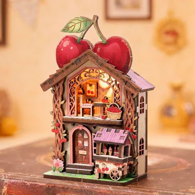 Obrázok produktu pre 2Kids Toys 3D drevená skladačka, magnetická chalúpka "Třešňová"