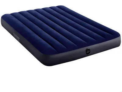 Productafbeelding van INTEX Dura-Beam slaapmatras voor 2 personen, opblaasbaar, 137 x 191 x 25 cm, maximaal 27 kg