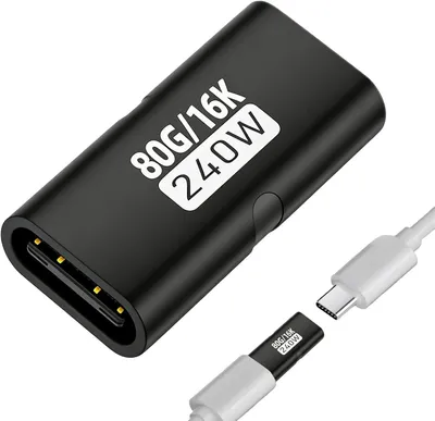 Produktbild von USB-C auf USB-C Buchse Verbinder Kabel Adapter Verlängerung Kupplung weiblich