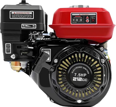 Produktbild von Benzinmotor, 7,5 PS, 3600 U/min, Kraftstoffkapazität 0,65 L, Maximales Drehmoment 12 N·m, Robuste Aluminiumkonstruktion