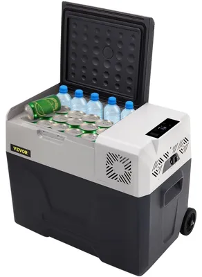 Obrázek produktu pro VEVOR Autochladnička 40 l - Přenosná kompresorová chladnička, mini chladnička a mraznička do auta, nákladního auta, karavanu, lodi - Elektrický chladicí box do auta, nákladního auta, karavanu, lodi