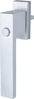 Produktbild von Fenstergriff Fensterolive Rasterolive Kindersicherung Druckknopf Fensterbeschlag Silber eloxiert F1