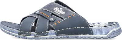 Produktbild von Rieker Herren Pantoletten Riemen Clogs 21999-14 , Größe:44 EU, Farbe:Blau