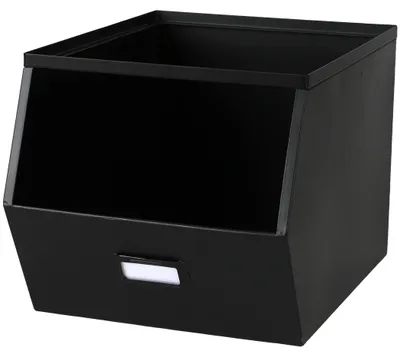 Produktbild von Urban Living Stapelbarer Aufbewahrungskorb - 23 x 32 x 21 cm