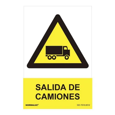 Immagine prodotto di Cartello Normaluz Salida De Camiones 30x40 Cm Bianco Bianco Taglia Unica