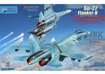 Productafbeelding van KITTY HAWK KH80163 Su-27 Flanker-B