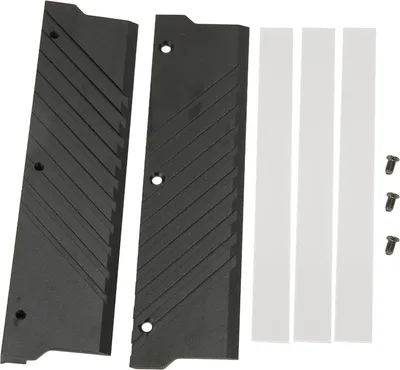 Zdjęcie produktu dla Radiator pamięci RAM MEO PMOAB G Aluminiowy radiator pamięci RAM DDR5 do komputerowego systemu chłodzenia wodą Czarny