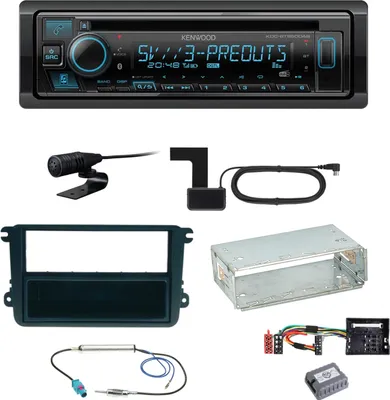 Produktbild von Kenwood KDC-BT950DAB Bluetooth DAB Einbauset für Beetle Jetta Sharan Tiguan T5