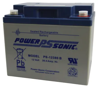 Immagine prodotto di Powersonic Batteria al piombo PS-12380 12,0 V 38,0 Ah