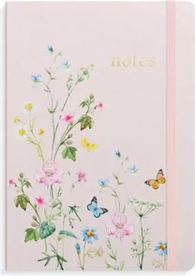 Image de Burde Carnet de notes Deluxe A5 Pink Meadow