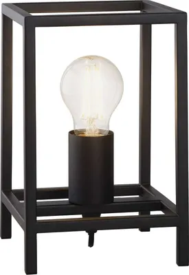 Produktbild von Tischlampe - Schwarz - Metall - H 23,5 cm
