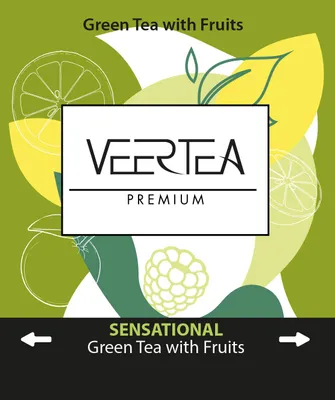 Produktbild von Veertea, Tee Set, Grüner Tee mit Früchten, 500 Beutel