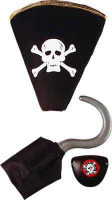 Immagine prodotto di Set di costumi da pirata 3 pezzi.