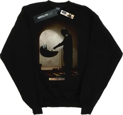 Produktbild von Star Wars - "The Mandalorian Find The Child" Sweatshirt für Damen BI38810 (S) (Schwarz)