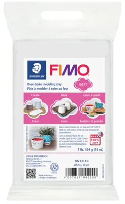 Produktbild von FIMO Mod.masse Fimo soft 454g weiß