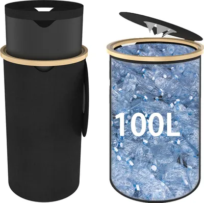 Récipient De Collecte De Bouteilles De Consigne 100L, Stable Collecteur