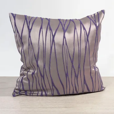 Produktbild von Kissen von Lysel - violett Obella 46x46, reines Polyester Dekokissen
