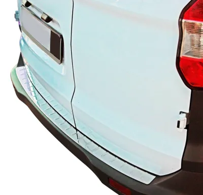 Für Ford Transit / Tourneo Courier 2014- LADEKANTENSCHUTZ Edelstahl V2A Schutz in der Farbe von Recambo e.K.