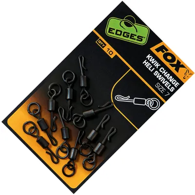 Produktbild von Fox Edges Kwik change heli swivels Gr. 7 - 10 Ringwirbel