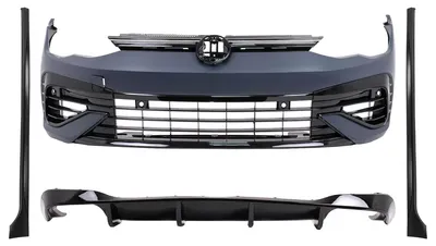 Imagen del producto de Kit de carrocería para VW Golf VIII Hatchback Mk8 MQB, modelo 2020-2023, diseño R, incluye parachoques.