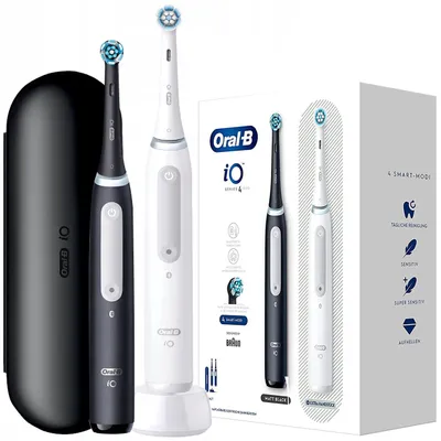 Zdjęcie produktu dla Szczoteczka Elektryczna Oral-B Io Series 4 Duo Matt Black/quite White