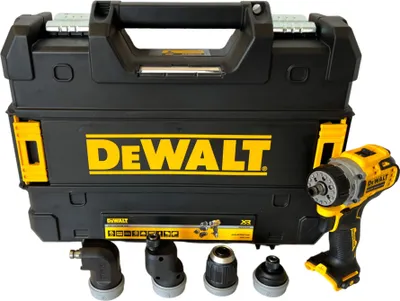 Produktbild von DeWALT Akku-Bohrschrauber DCD703NT-XJ 12V, Akkuschrauber inkl. 4 Wechselköpfen, TSTAK-Box