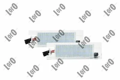 Obrázek produktu pro 2x ABAKUS L16-210-0005LED Osvětlení registrační značky pro FIAT Seicento / 600 hatchback (187) LED
