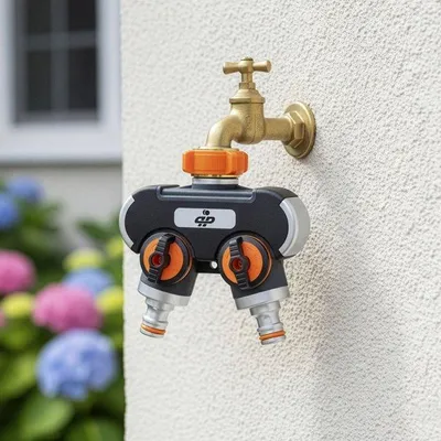 Produktbild von Wasserhahn-Verteiler 2-fach