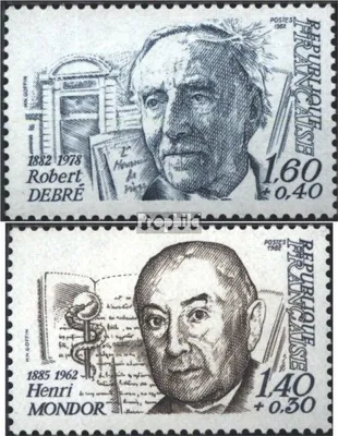Produktbild von Briefmarken Frankreich 1982 Mi 2336,2337 (kompl.Ausg.) postfrisch Debre
