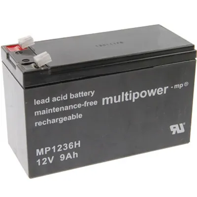 Obrázek produktu pro Multipower MP1236H Originální multipower baterie 12V 9000mAh