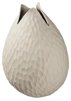 Imagen del producto de ASA Selection, jarra decorativa, diseño "carve", color natural, altura 22 cm