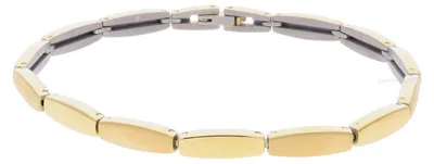Produktbild von Boccia Armband 03063-03 Titan, Gold plattiert, 22,5 cm