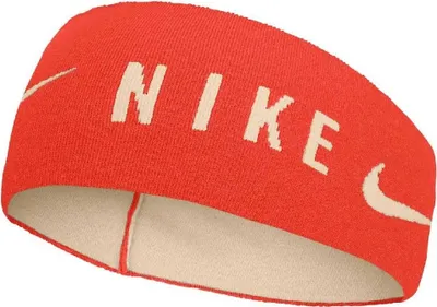 Image de Bandeau Nike Accessories Dri-fit Trail Knit Rouge Hommes,Femmes Rouge One Size
