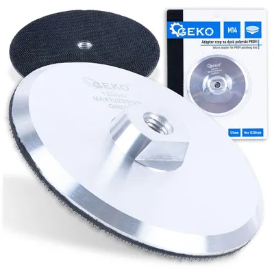 Obrázok produktu pre Hliníkový unášací kotúč so suchým zipsom 125mm, M14
