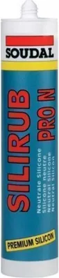 Produktbild von SILIRUB PRO N  Silikondichtstoff für Bauanschlussfugen Kartusche 310 ml neutral braun