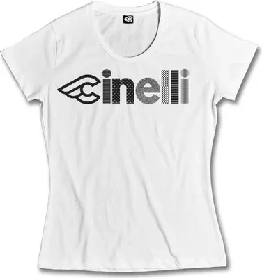Produktbild von Cinelli Optical Kurzarm-t-shirt Weiß L Damen Weiß L