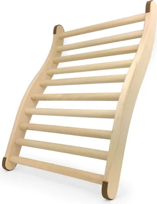Produktbild von Rückenlehne ergonomische S-Form Sauna Saunazubehör Holz