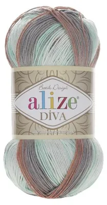 Produktbild von Alize Diva Batik 5550 Strickgarn