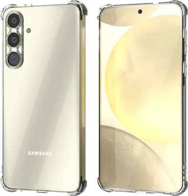 Zdjęcie produktu dla Przezroczysta osłona ochronna dla Samsung S24 Plus - ochrona z dodatkową krawędzią