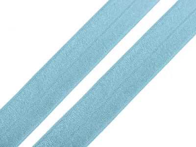 Produktbild von 1m Falzgummi 20mm Faltgummi elastisches Einfassband Saumband Farbwahl