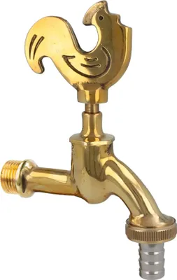 Produktbild von tecuro Nostalgie-Auslaufventil GOCKEL, 1/2 Zoll Wandanschluss, Messing poliert