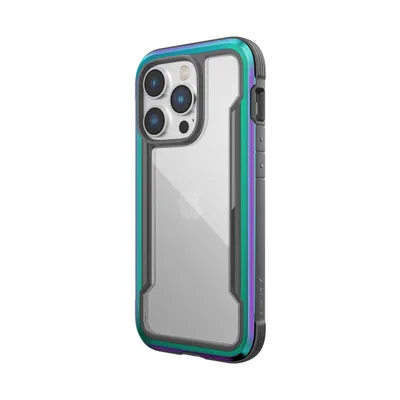 Obrázek produktu pro X-Doria Raptic Shield - hliníkové pouzdro pro iPhone 14 Pro (testováno při pádu z výšky 3 m) (duhové)