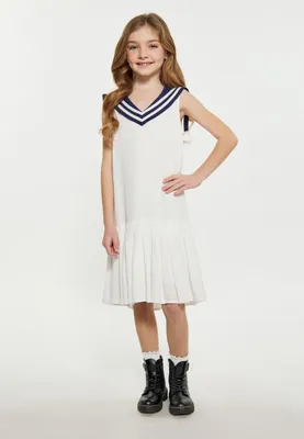 Produktbild von SAPORTA madchen (Kinder) kleid - wollweiss, 134