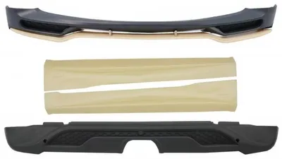 Productafbeelding van Bodykit voor Smart ForTwo 453, bouwjaar 2014 en later: bestaande uit een bumperset (voor- en achter) en zijskirts.